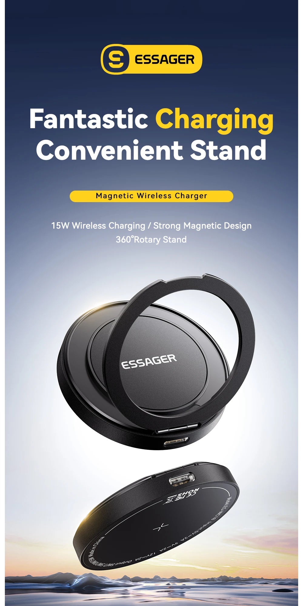 Wireless Charging Pad 3-in-1