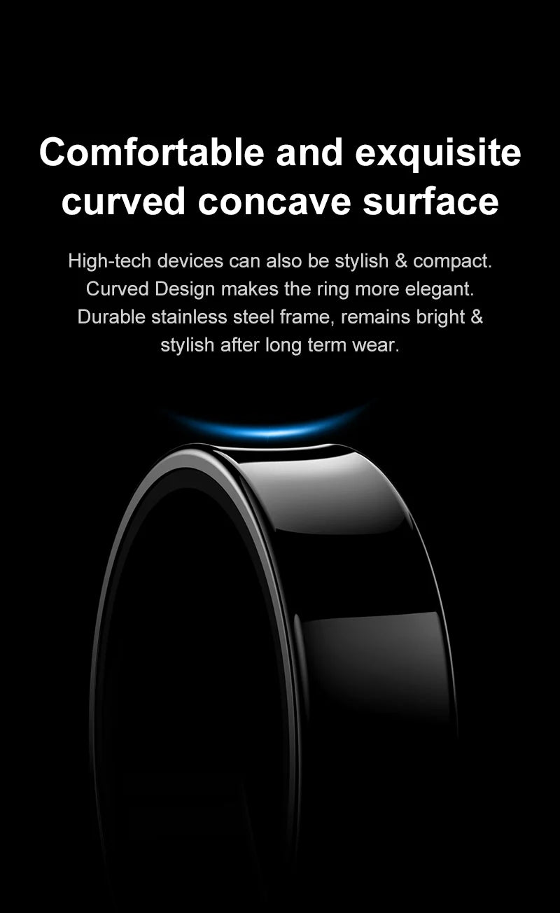 R09 Smart Ring – Track Your Health 24/7, Waterproof & Stylish