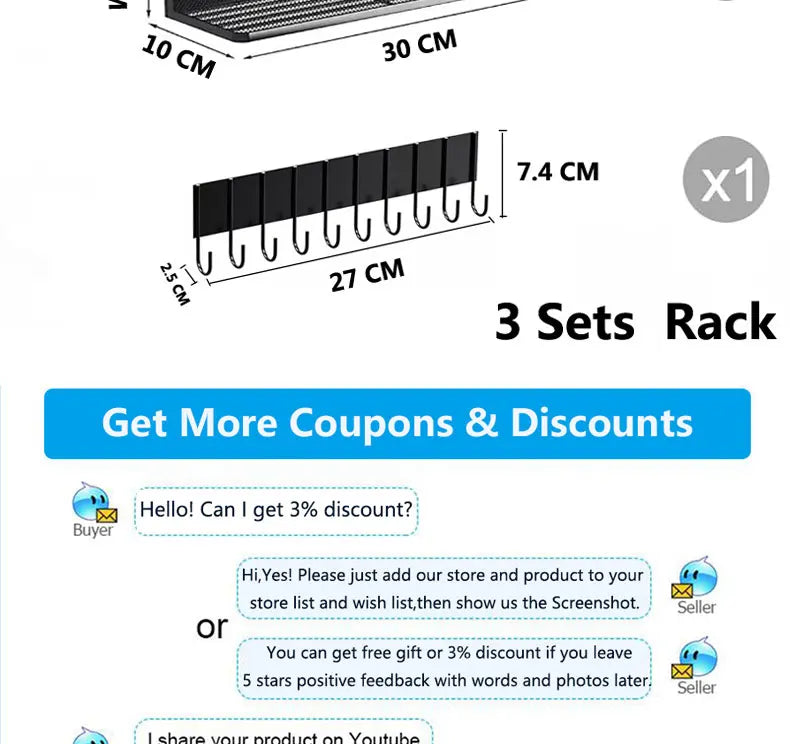 Metal Magnetic Spice Storage Rack for Refrigerator Oven Magnetic Fridge Shelf for DIY Kitchen Spice Organizer Magnetic Shelf