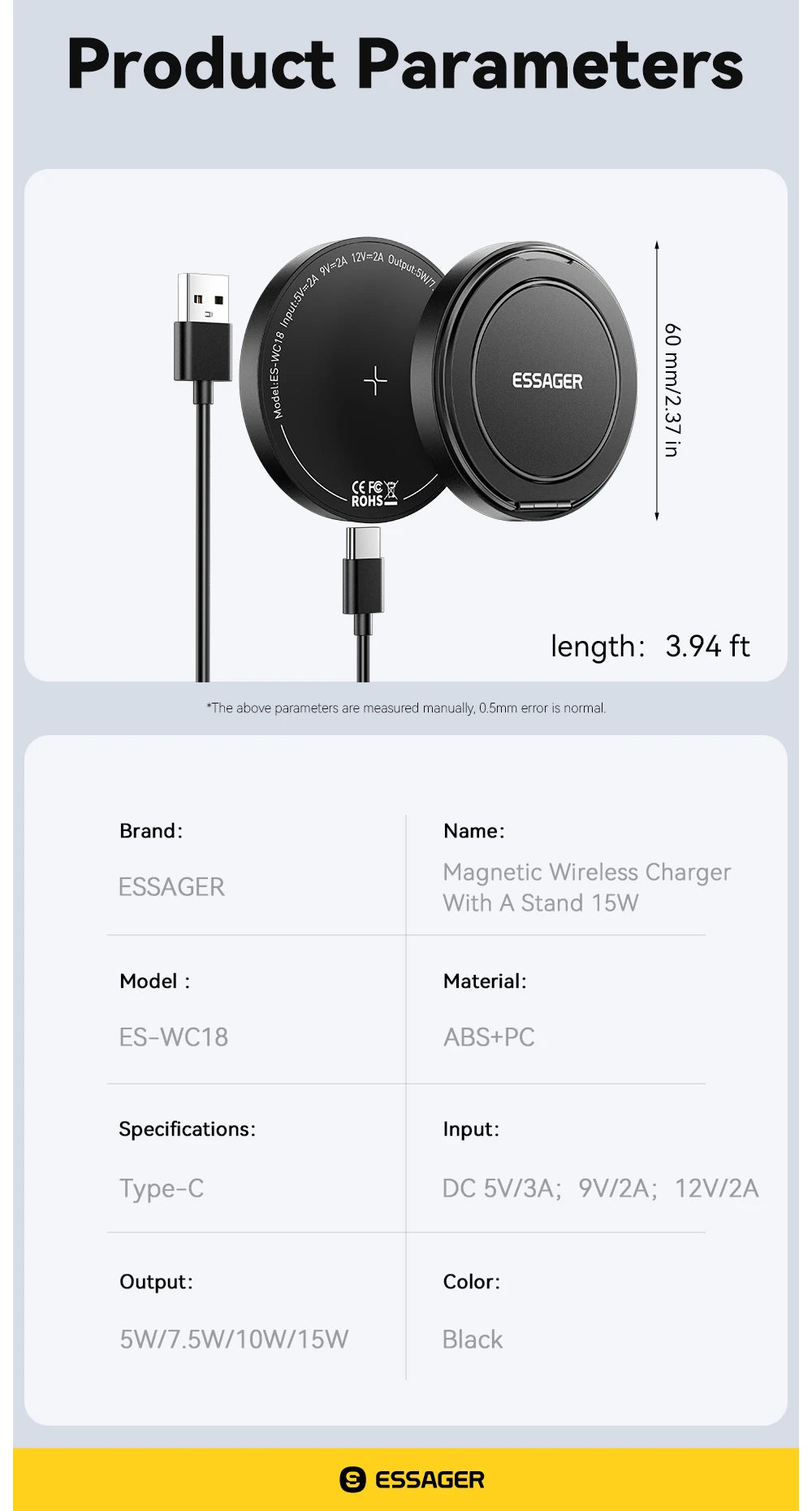 Wireless Charging Pad 3-in-1