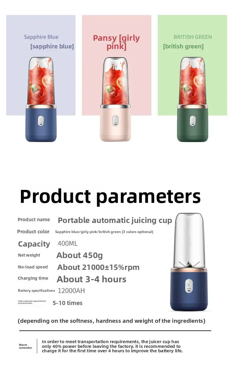 Portable Blender 2.0 — Blend Anywhere, Anytime