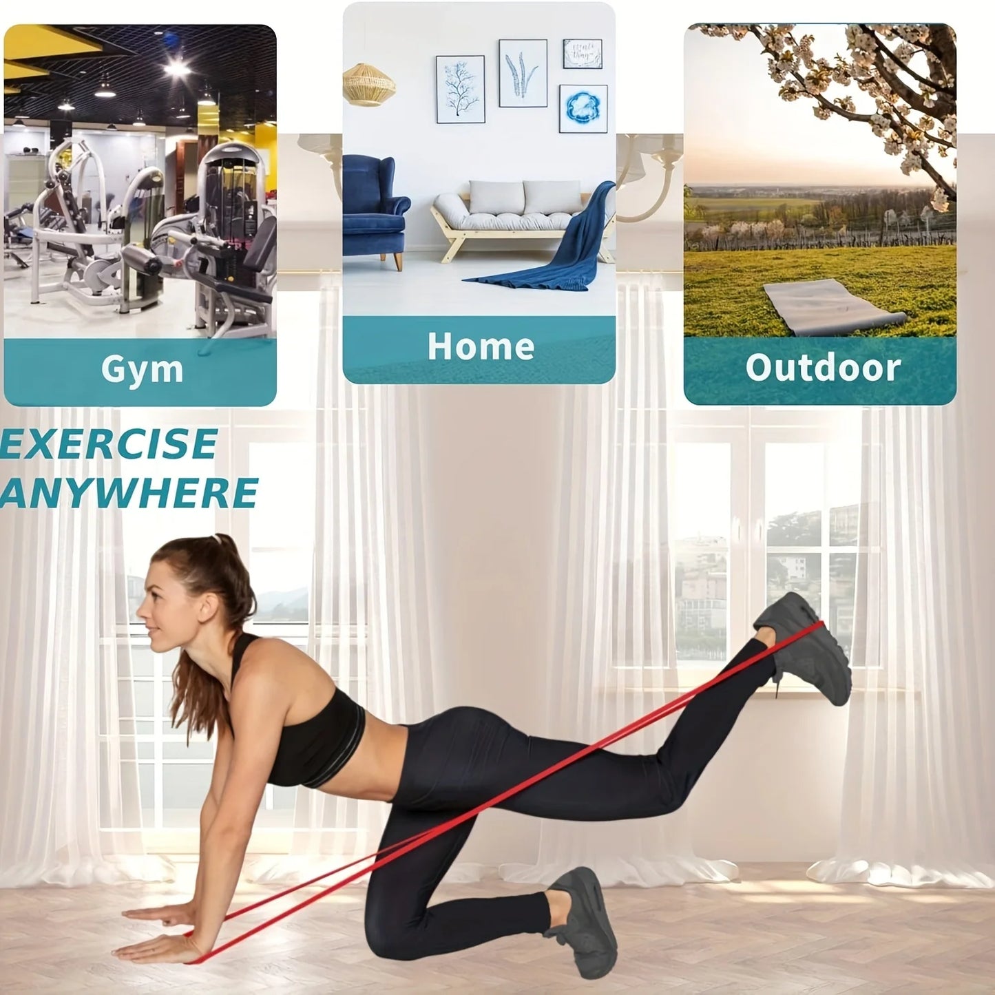 Resistance Band Set — Full Body Workouts Anywhere