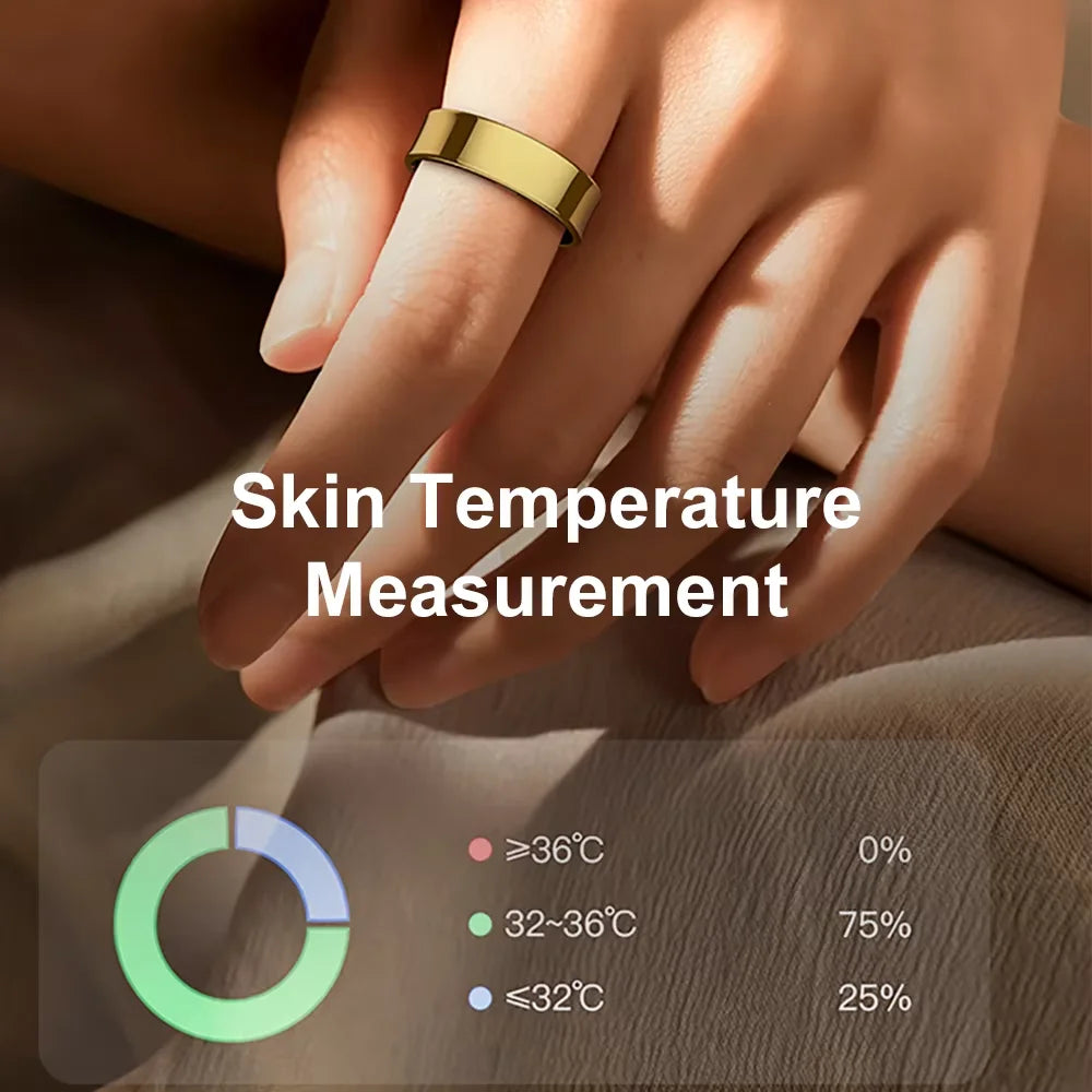 R09 Smart Ring – Track Your Health 24/7, Waterproof & Stylish