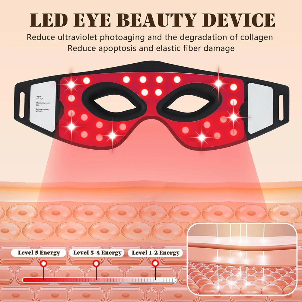 Red Light Therapy Eye Mask — Dark Circles & Puffiness