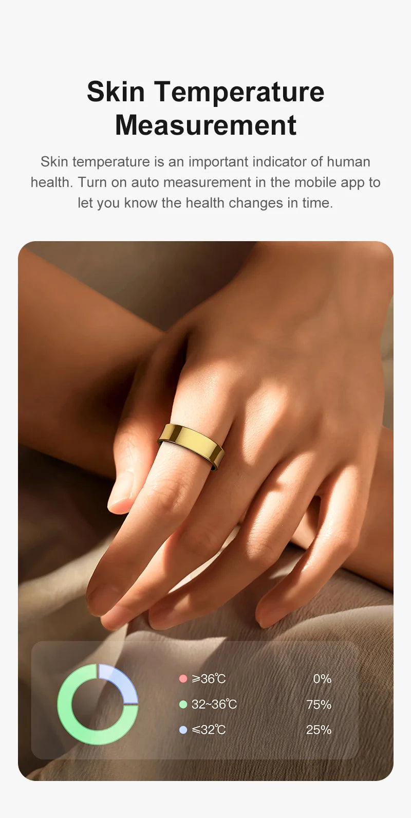 R09 Smart Ring – Track Your Health 24/7, Waterproof & Stylish