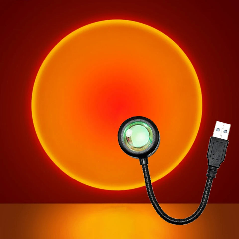 LED Sunset Lamp — Turn Any Room Into a Vibe