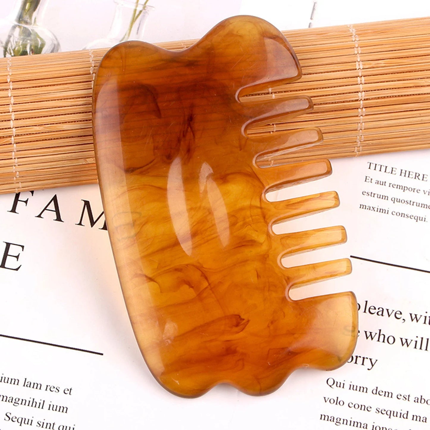 7-Piece Premium Resin Gua Sha & Massage Tool Set