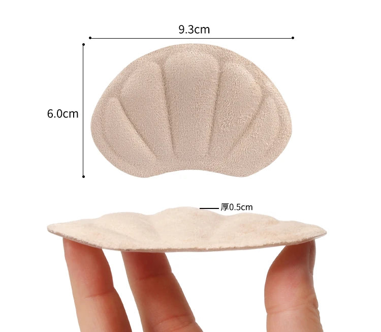 Clear Silicone Heel & Forefoot Cushion Pads, Lightweight Breathable Comfort Inserts for High Heels & Sneakers Unisex