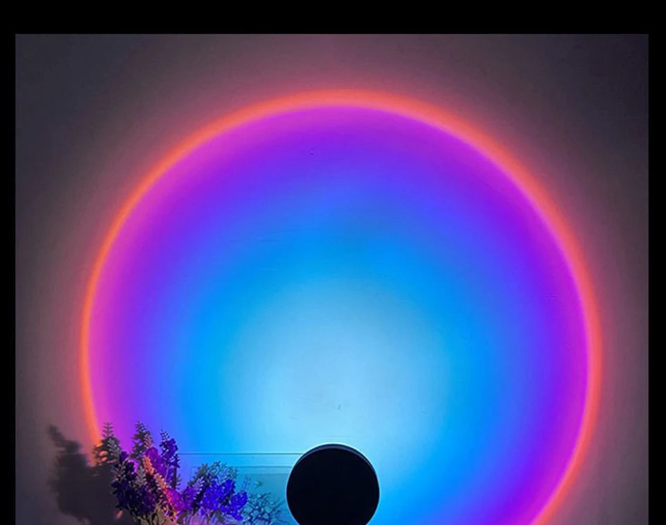 LED Sunset Lamp — Turn Any Room Into a Vibe